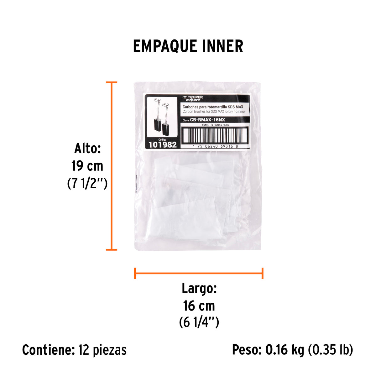 2 carbones para RMAX-15NX - SKU 101982