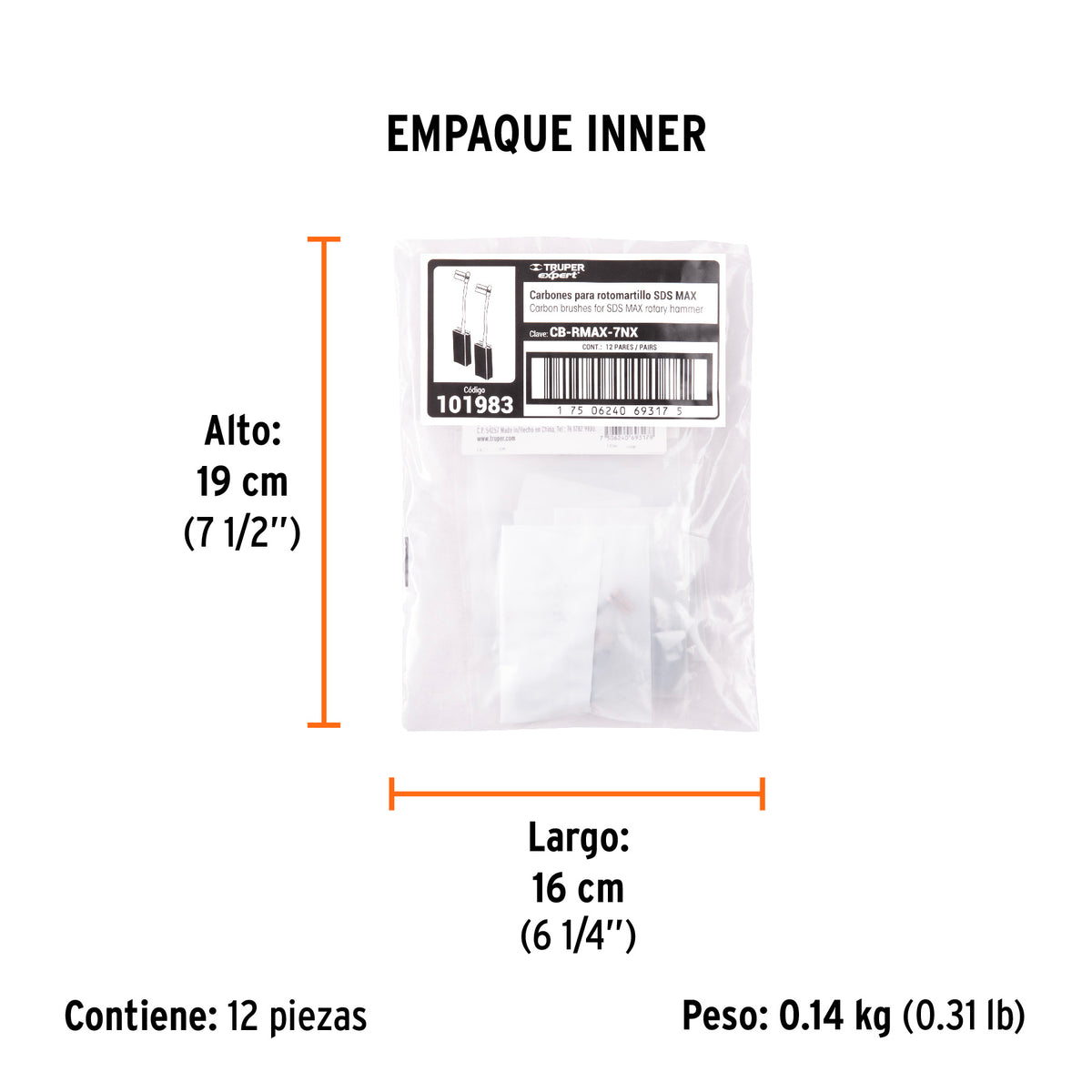 2 carbones para RMAX-7NX - SKU 101983