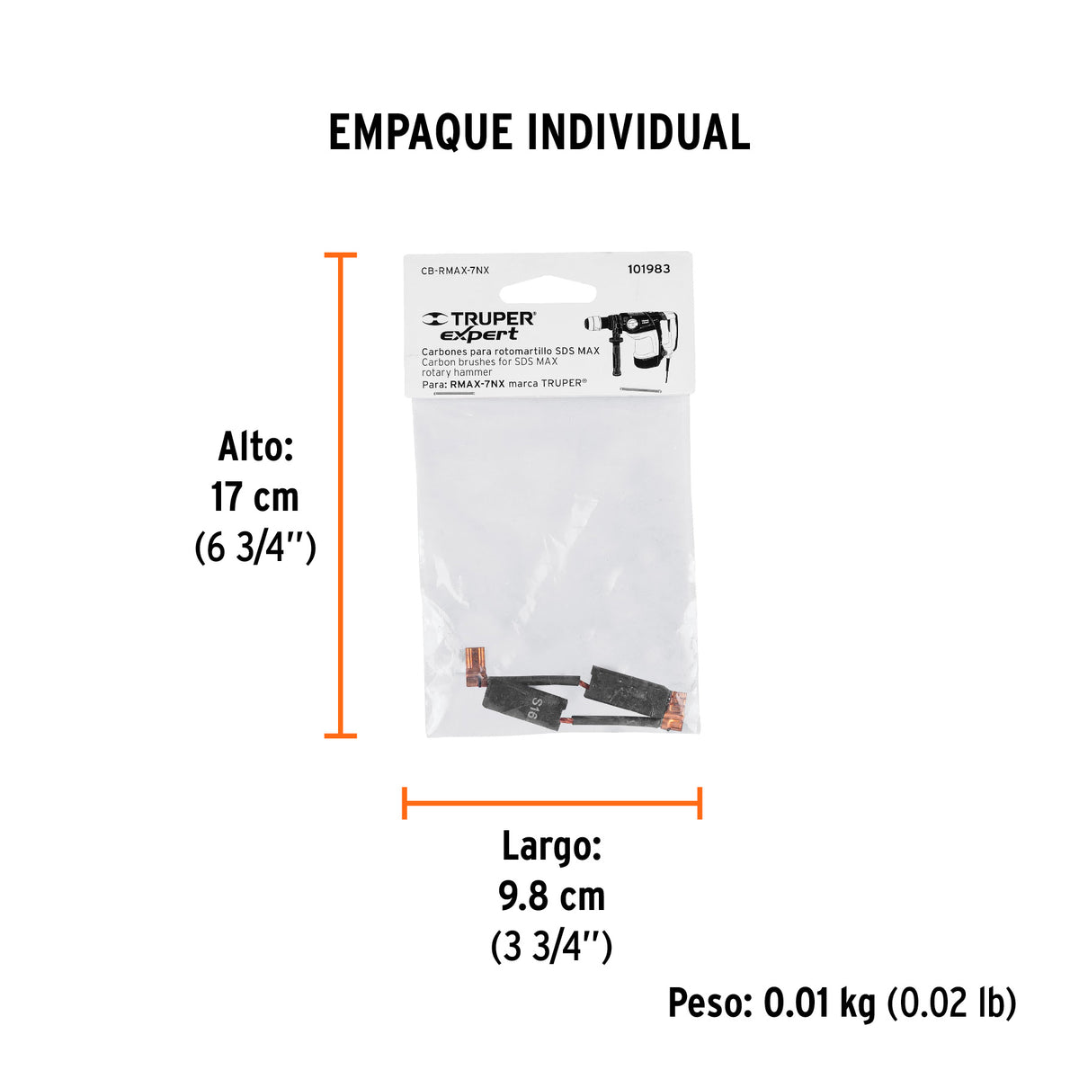 2 carbones para RMAX-7NX - SKU 101983