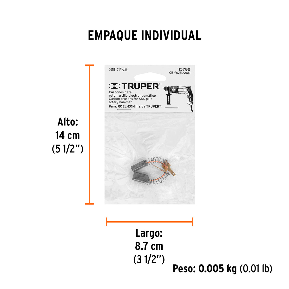 2 carbones para ROEL-20N - SKU 15782