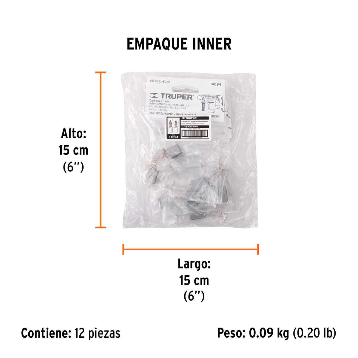 2 carbones para ROEL-50N2 - SKU 14094