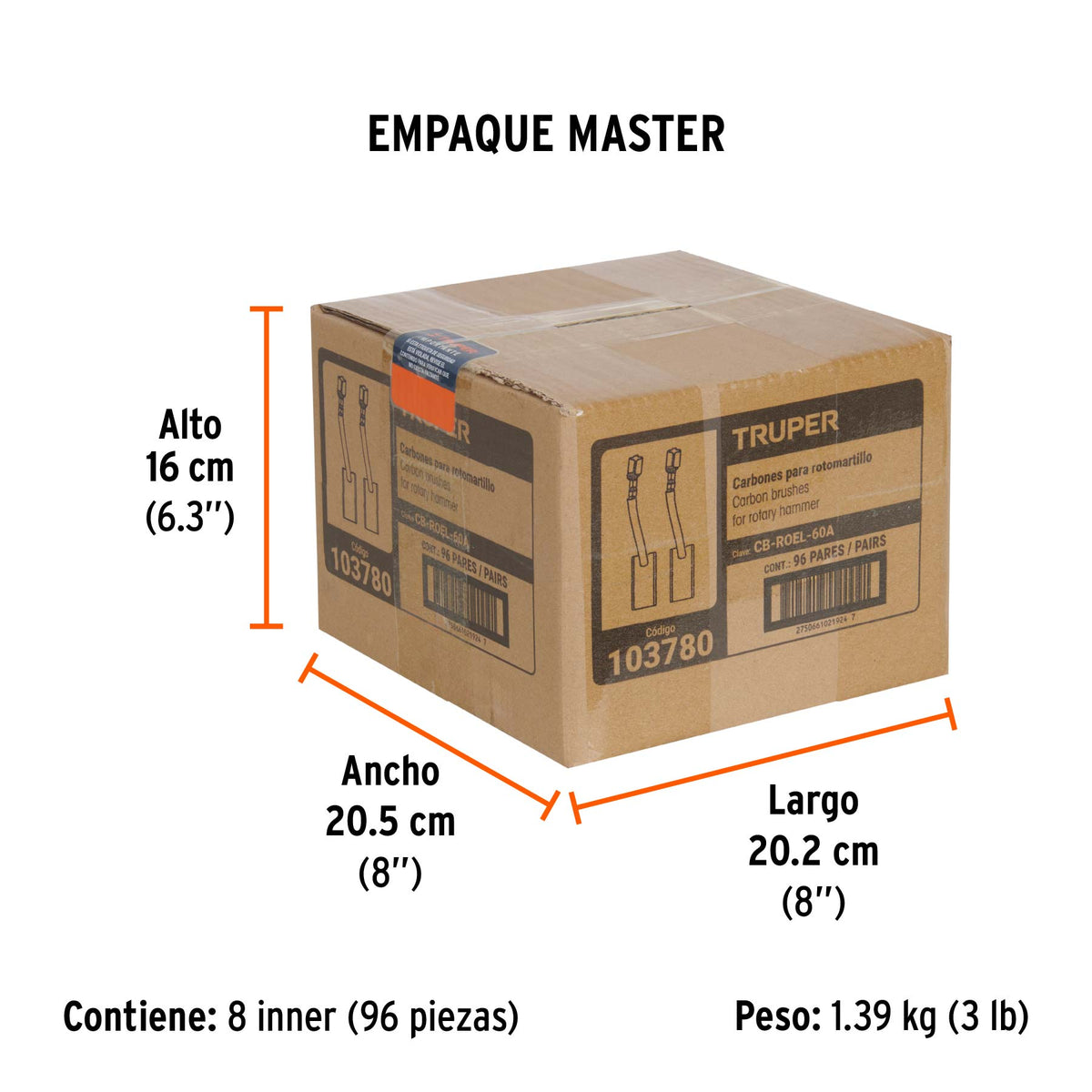 Bolsa con 2 carbones de repuesto para ROEL-60A · vista 4