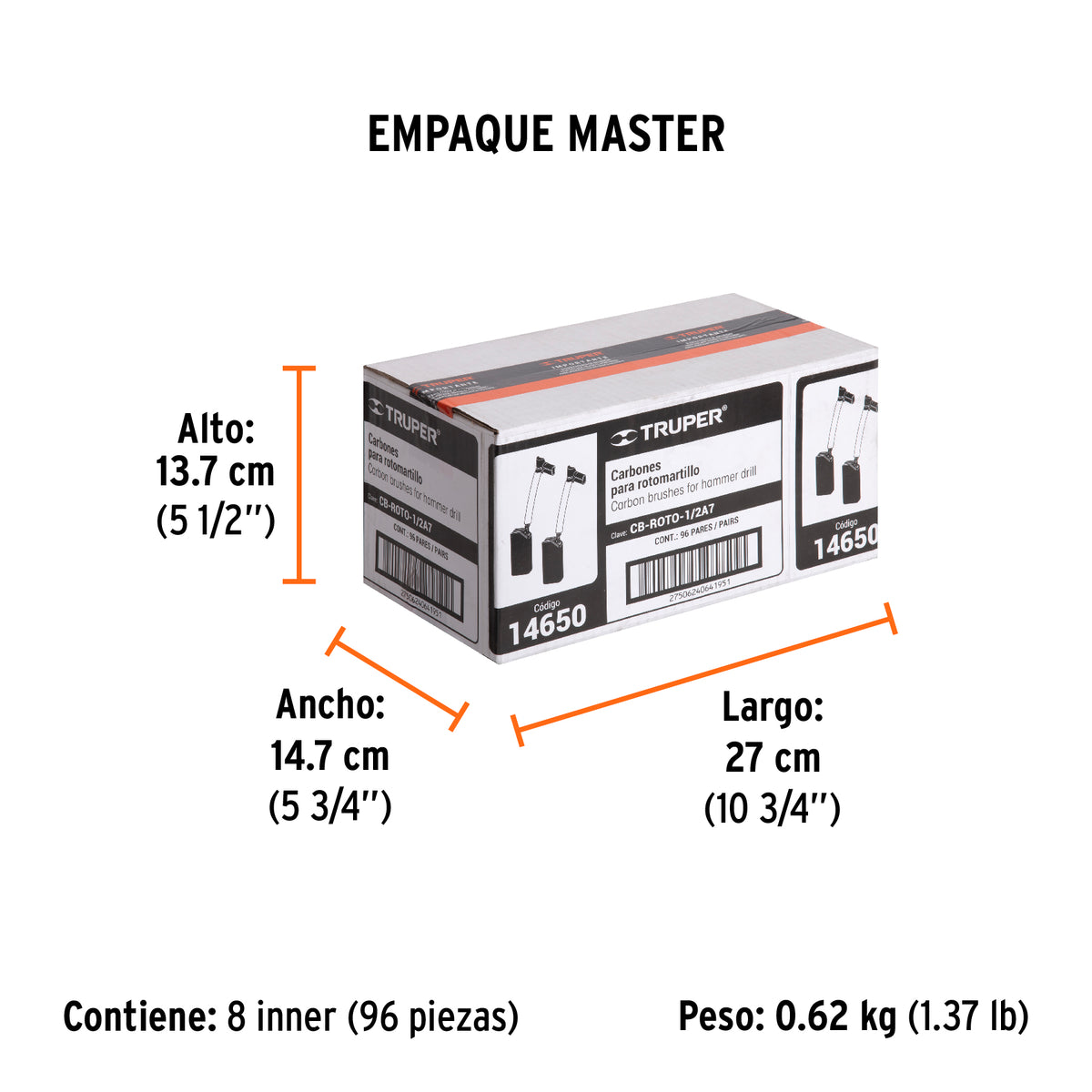 2 carbones para ROTO-1/2A7 - SKU 14650