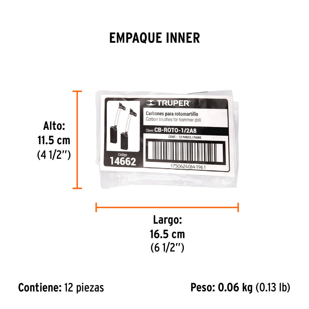 2 carbones para ROTO-1/2A8 - SKU 14662