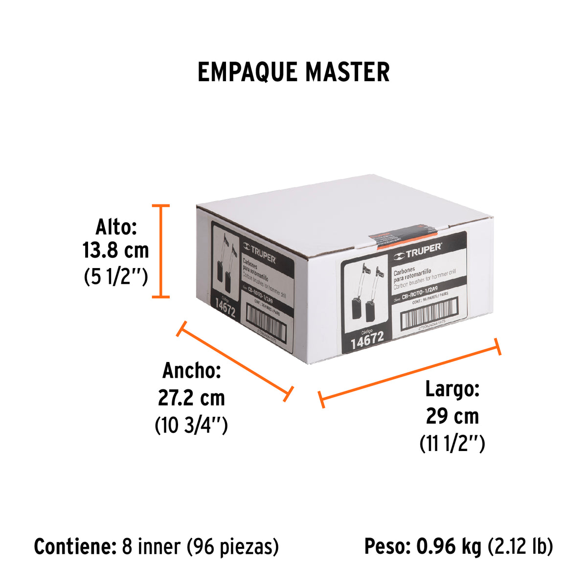 2 carbones para ROTO-1/2A9 - SKU 14672