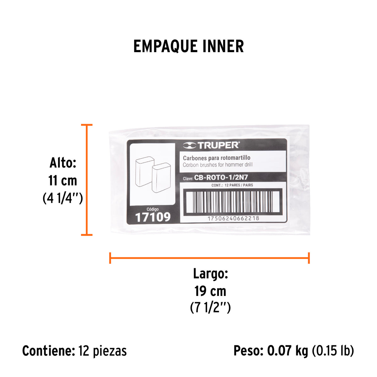 2 carbones para ROTO-1/2N7 - SKU 17109