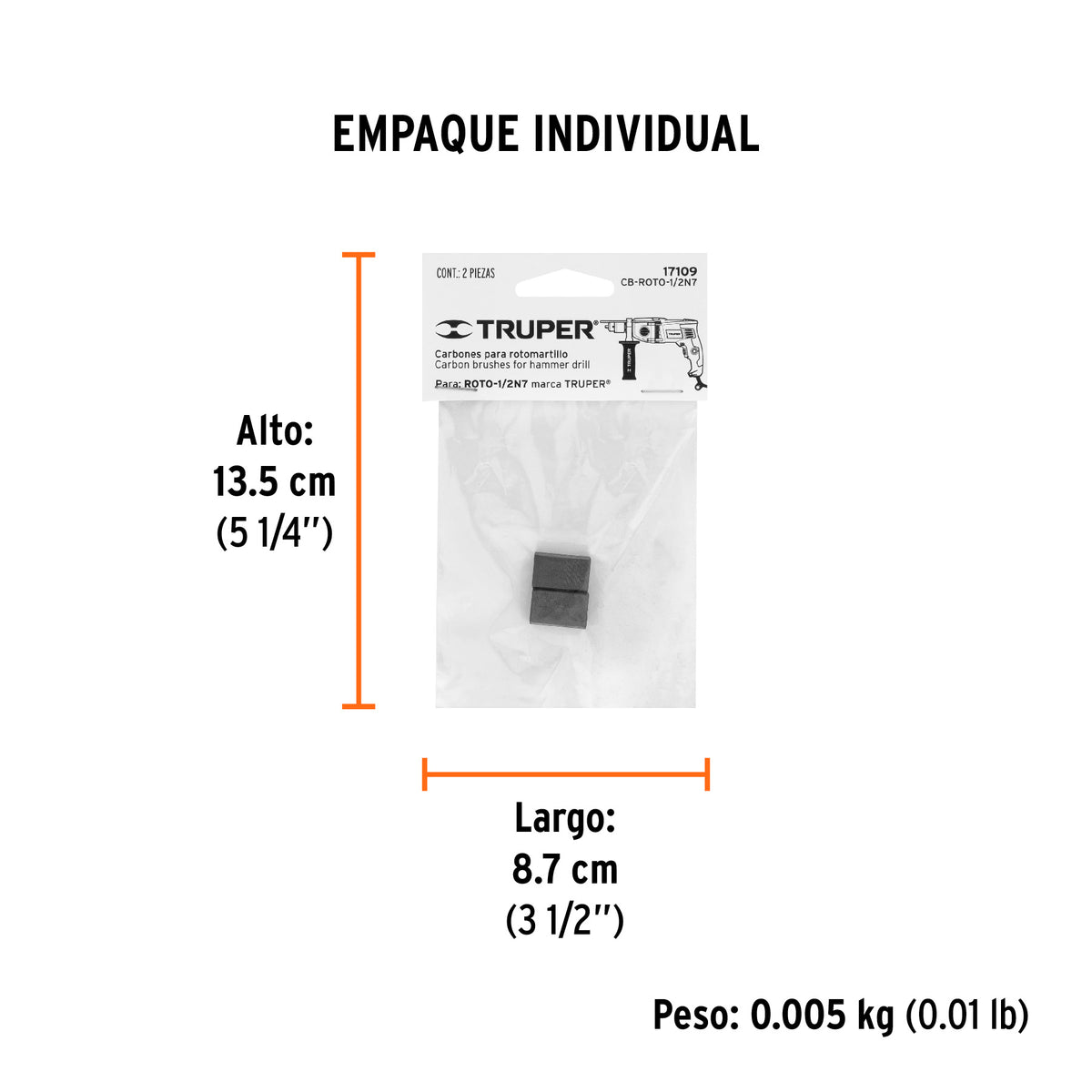 2 carbones para ROTO-1/2N7 - SKU 17109