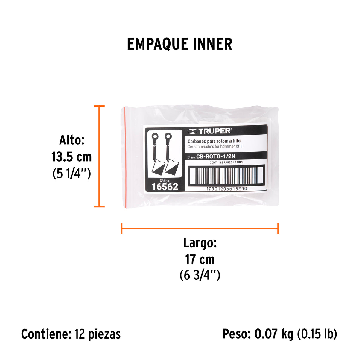 2 carbones para ROTO-1/2N - SKU 16562