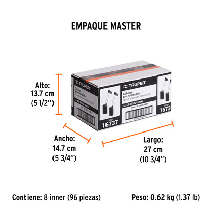2 carbones para ROTO-3/8A4 - SKU 16737