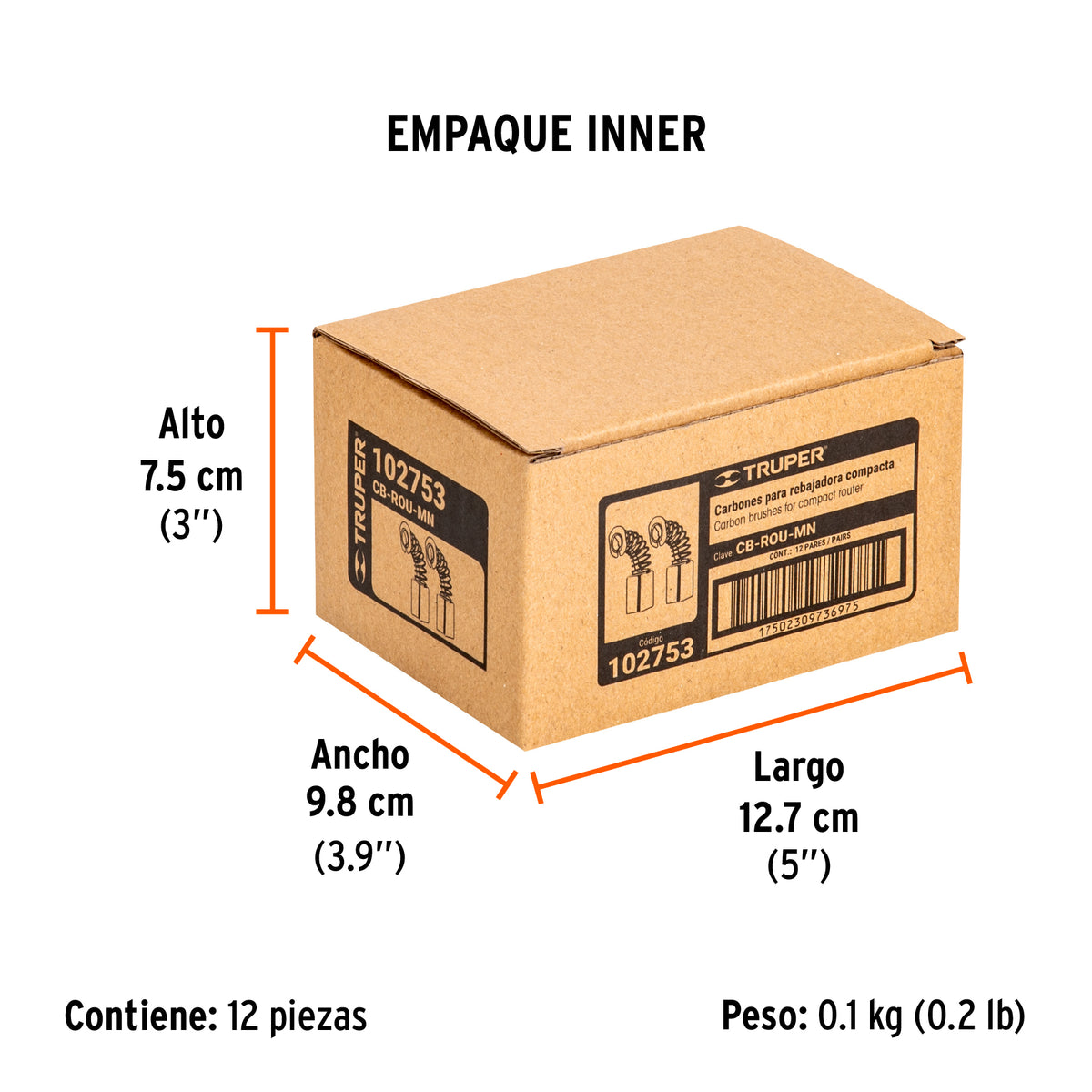 2 carbones para ROU-MN - SKU 102753