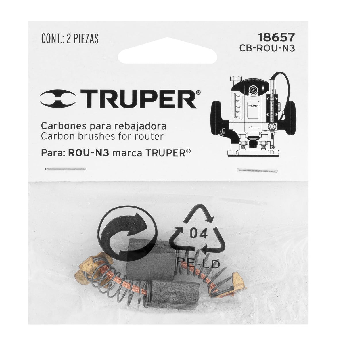 2 carbones para ROU-N3 - SKU 18657