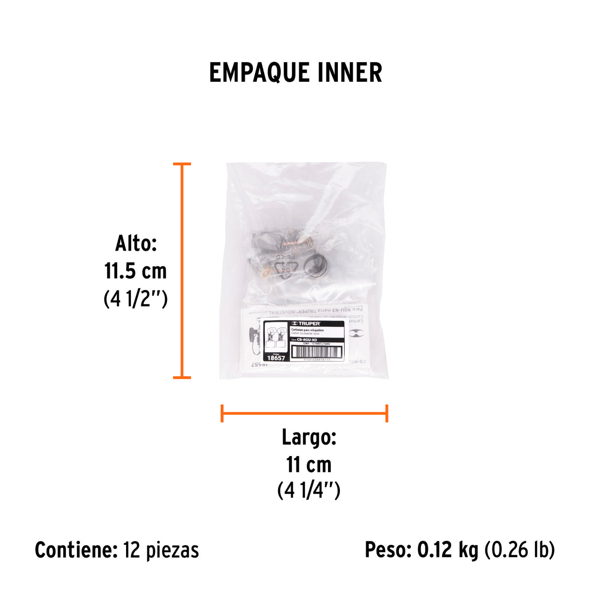 2 carbones para ROU-N3 - SKU 18657