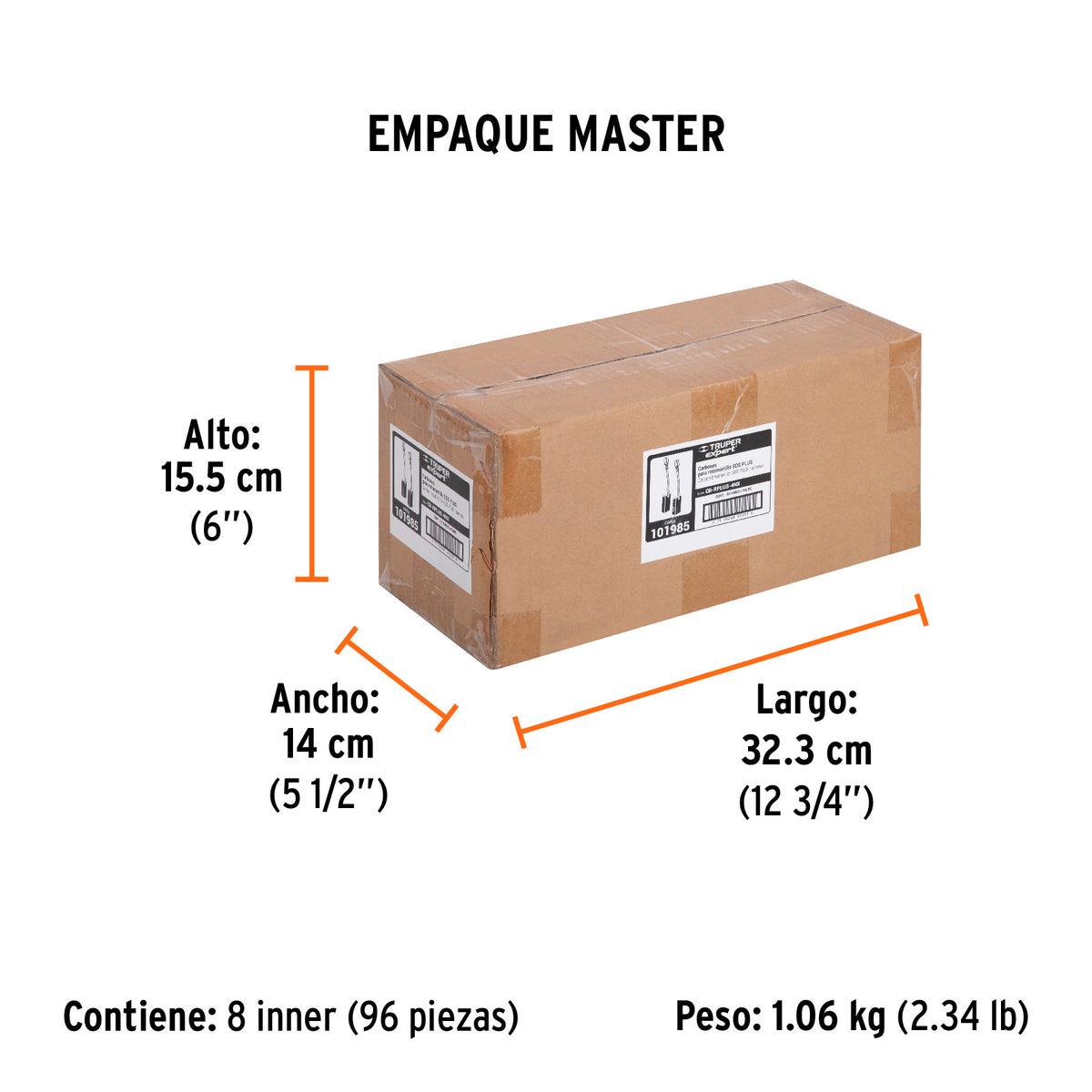 2 carbones para RPLUS-4NX - SKU 101985