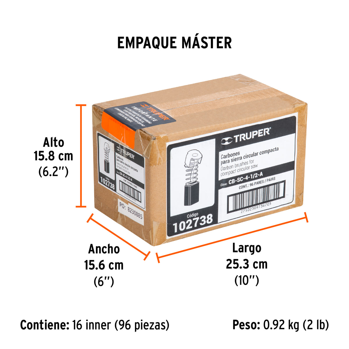 2 carbones para SICI-4-1/2-A - SKU 102738