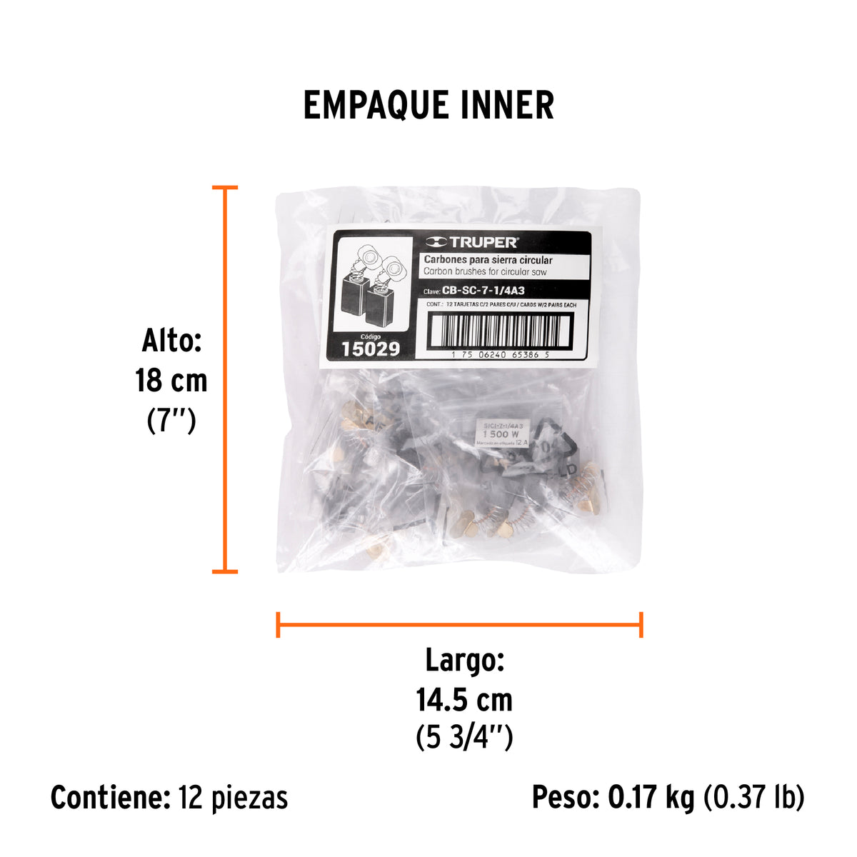 2 carbones para SICI-7-1/4A3 - SKU 15029