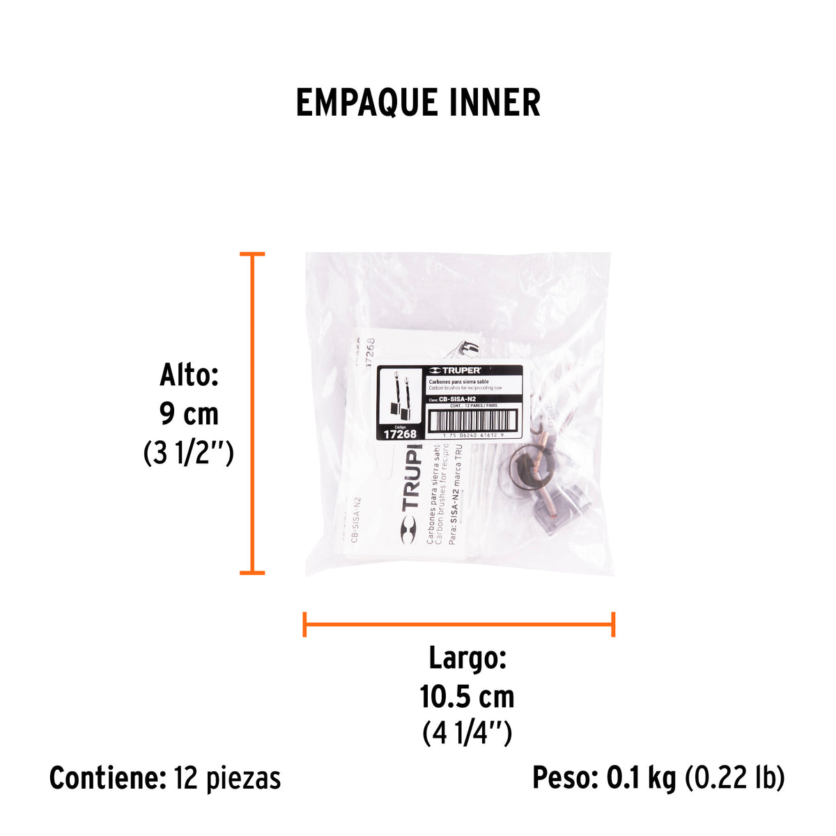 2 carbones para SISA-N2 - SKU 17268