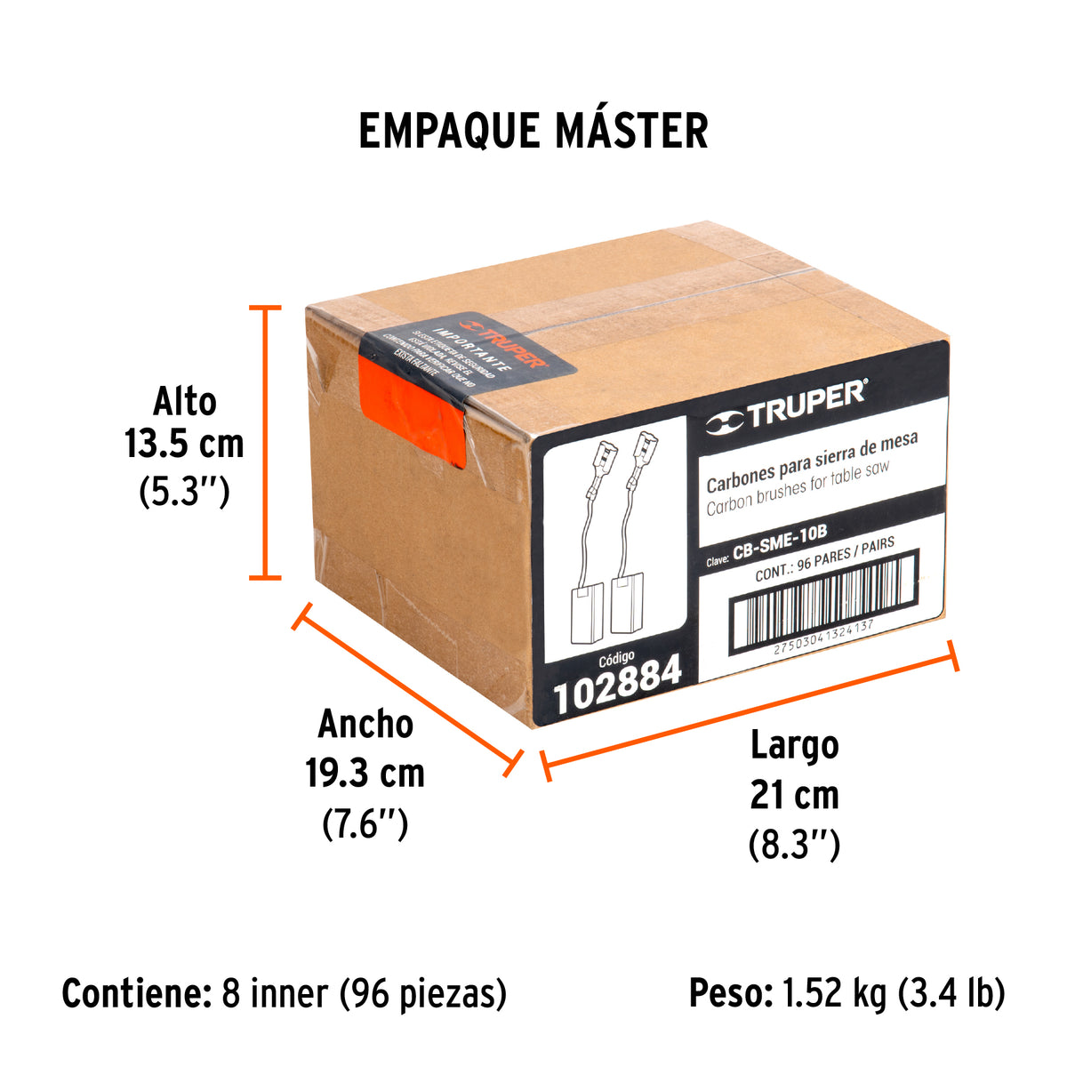 Bolsa con 2 carbones de repuesto para CB-SME-10B · vista 5