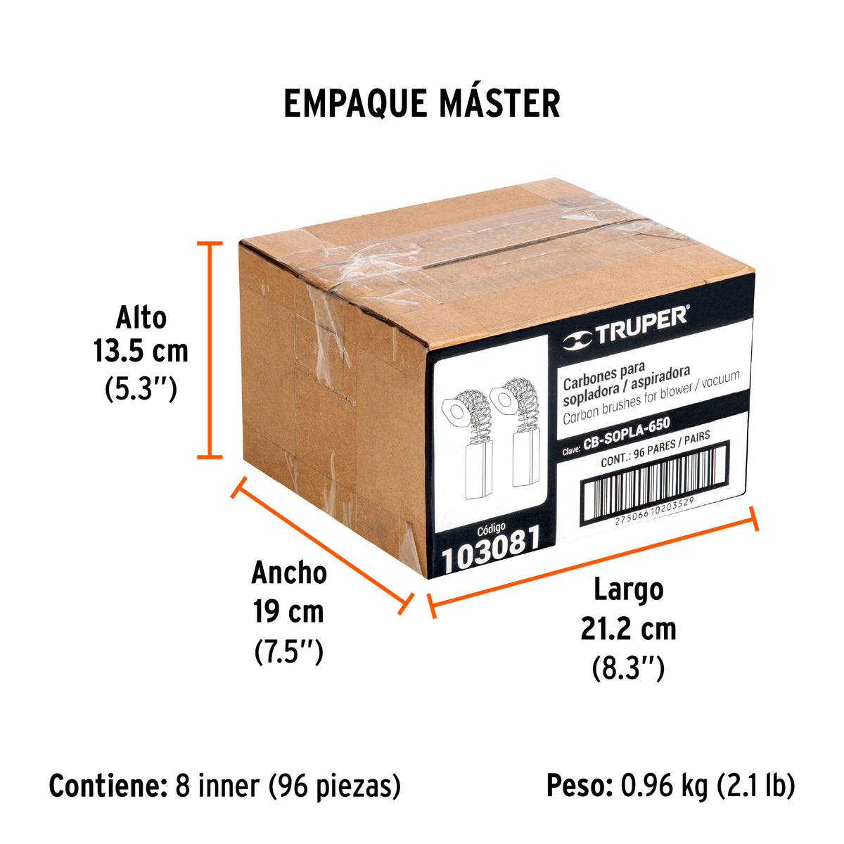 Bolsa con 2 carbones de repuesto para SOPLA-650 · vista 5