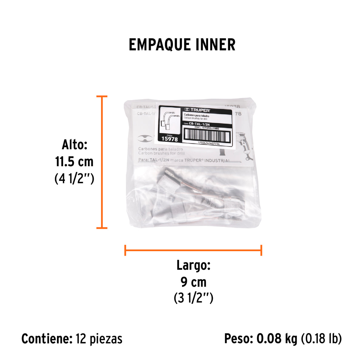 2 carbones para TAL-1/2N - SKU 15978
