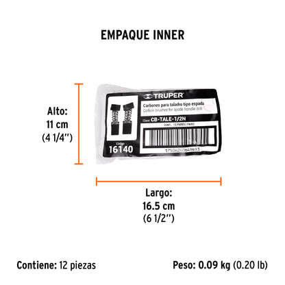 2 carbones para TALE-1/2N - SKU 16140