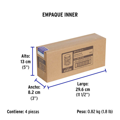 Plug RJ45 CAT6, Bote con 100 piezas · vista 4