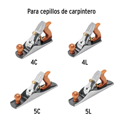 Cuchilla y contra para cepillo carpintero