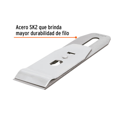 Cuchilla y contra para cepillo carpintero