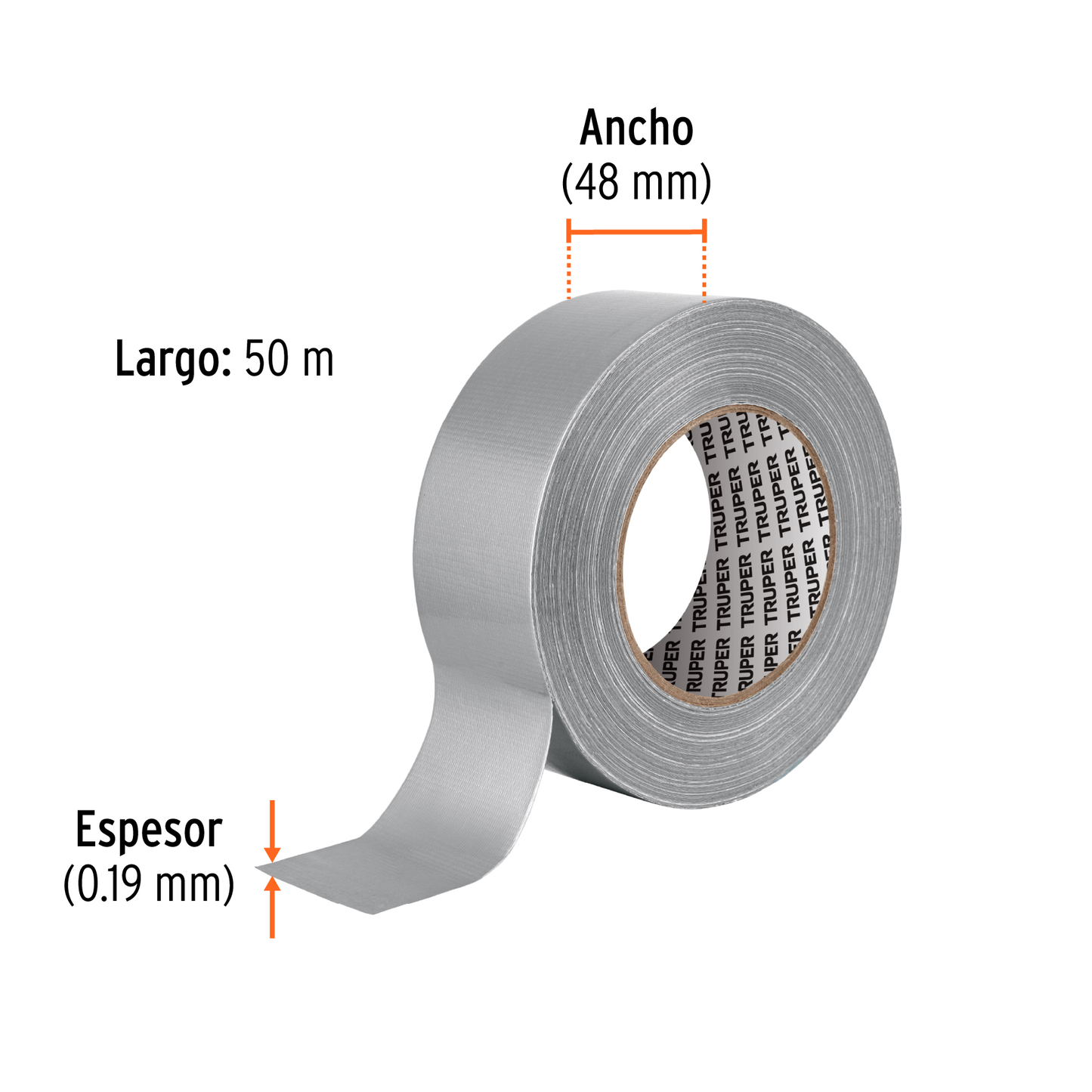 Cinta para ducto 50 m x 48 mm