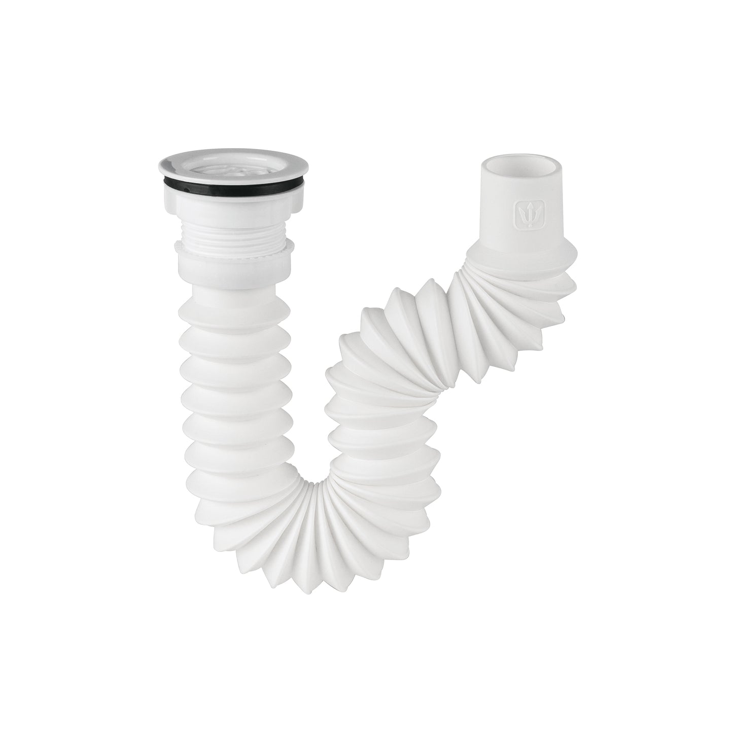 Céspol flexible de 1 1/2" con contrarejilla de 2 1/2" para tarja tipo bar