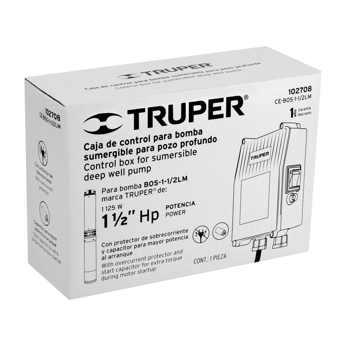 Caja de control para bomba tipo bala 1-1/2 HP · vista 4