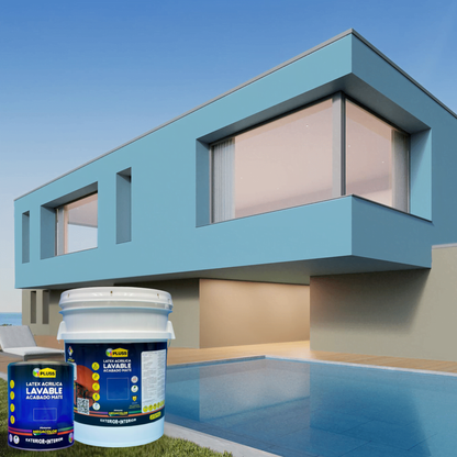 Pintura látex Pluss mate acrílica lavable para interior y exterior