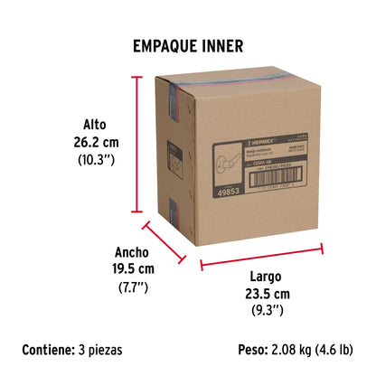 Cerradura de manija, línea Turín, baño, negro mate · vista 7