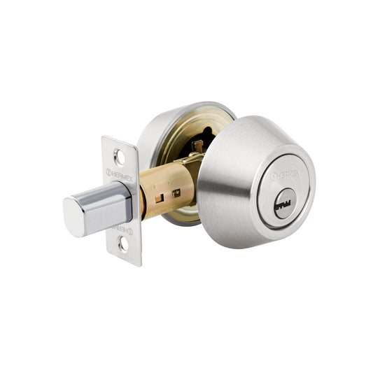Cerrojo llave-llave cromo mate