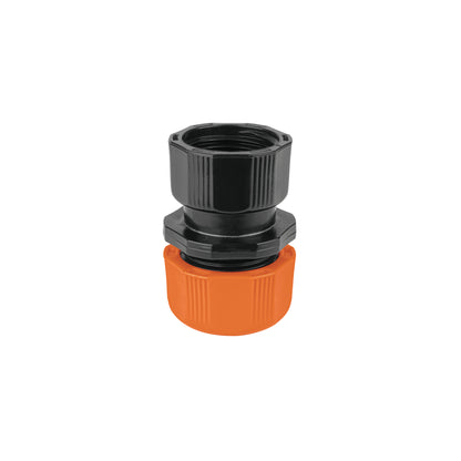 Conector 1/2" hembra de ABS con tuerca de ajuste manual