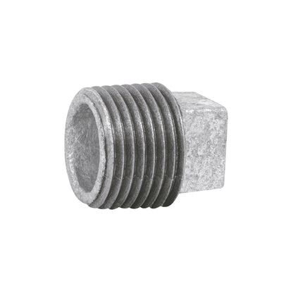 Tapón macho de 1/2" en acero galvanizado