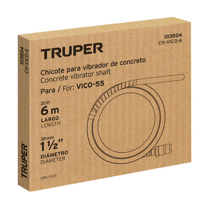 Chicote 6 m para Vibrador de concreto · vista 3