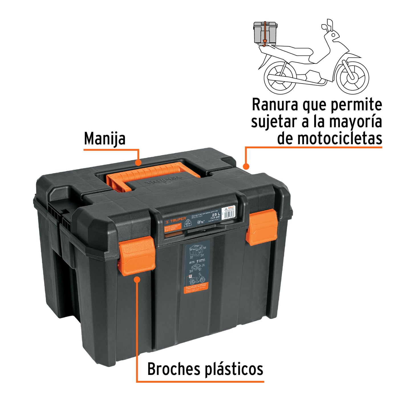 Caja para herramienta profunda de 44 cm x 30 cm
