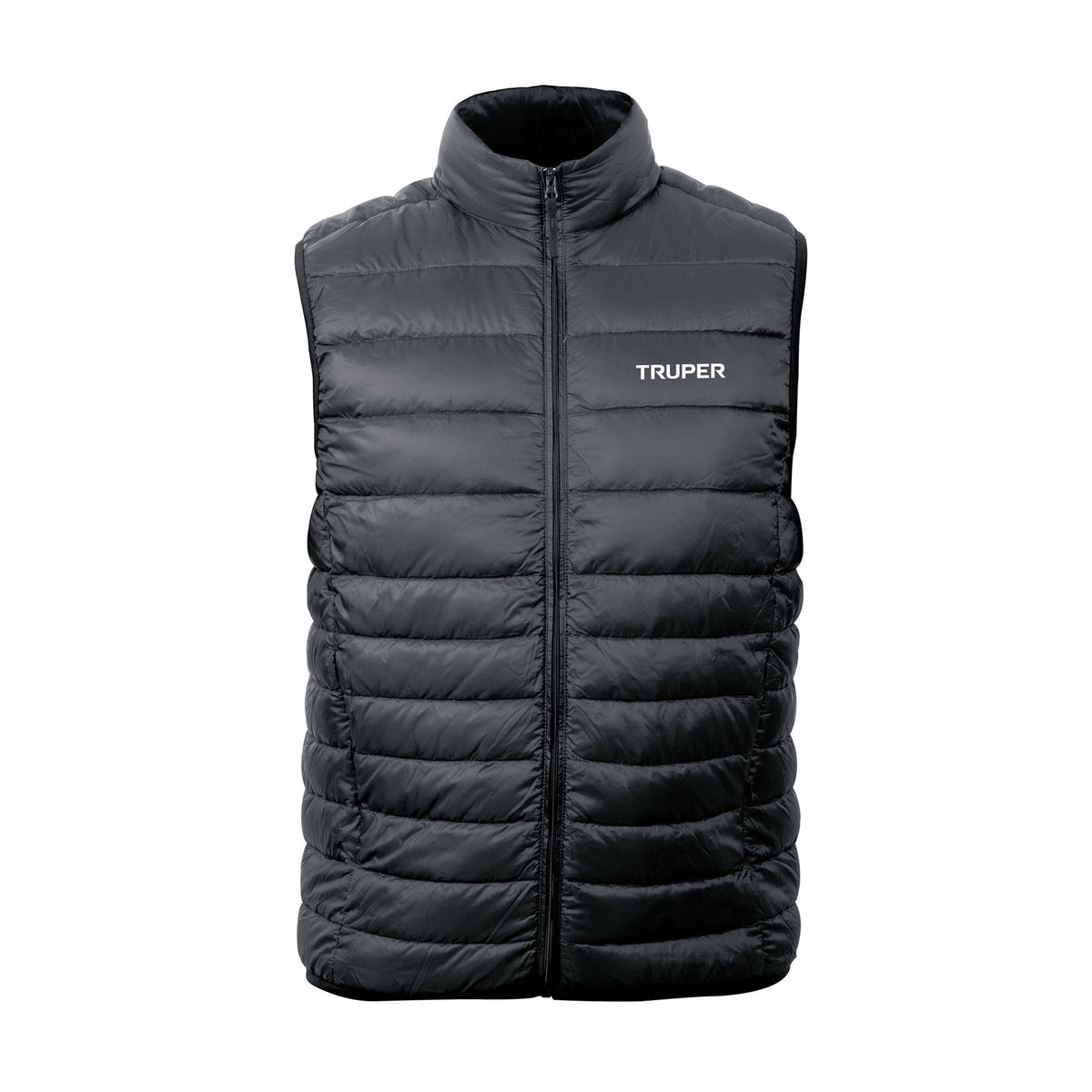 Chaleco de plumas ligero para hombre, gris, M