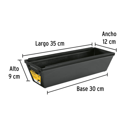 Charola de 12" plástica para mezcla · vista 3