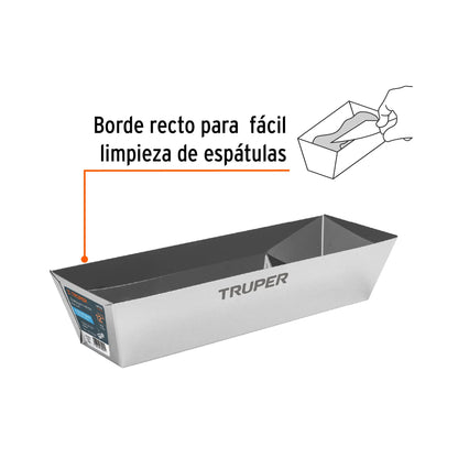 Charola de 12 pulg de acero inoxidable - SKU 100798