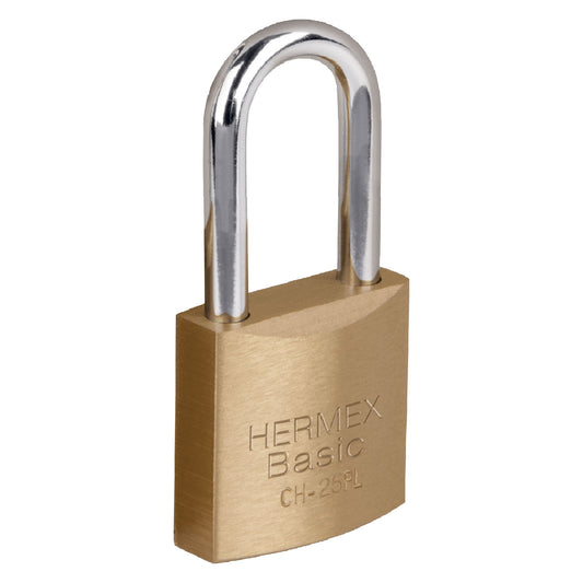 Candado de hierro de 25 mm con gancho largo