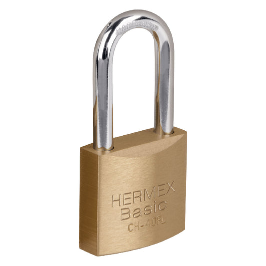 Candado de hierro color latón 40 mm largo