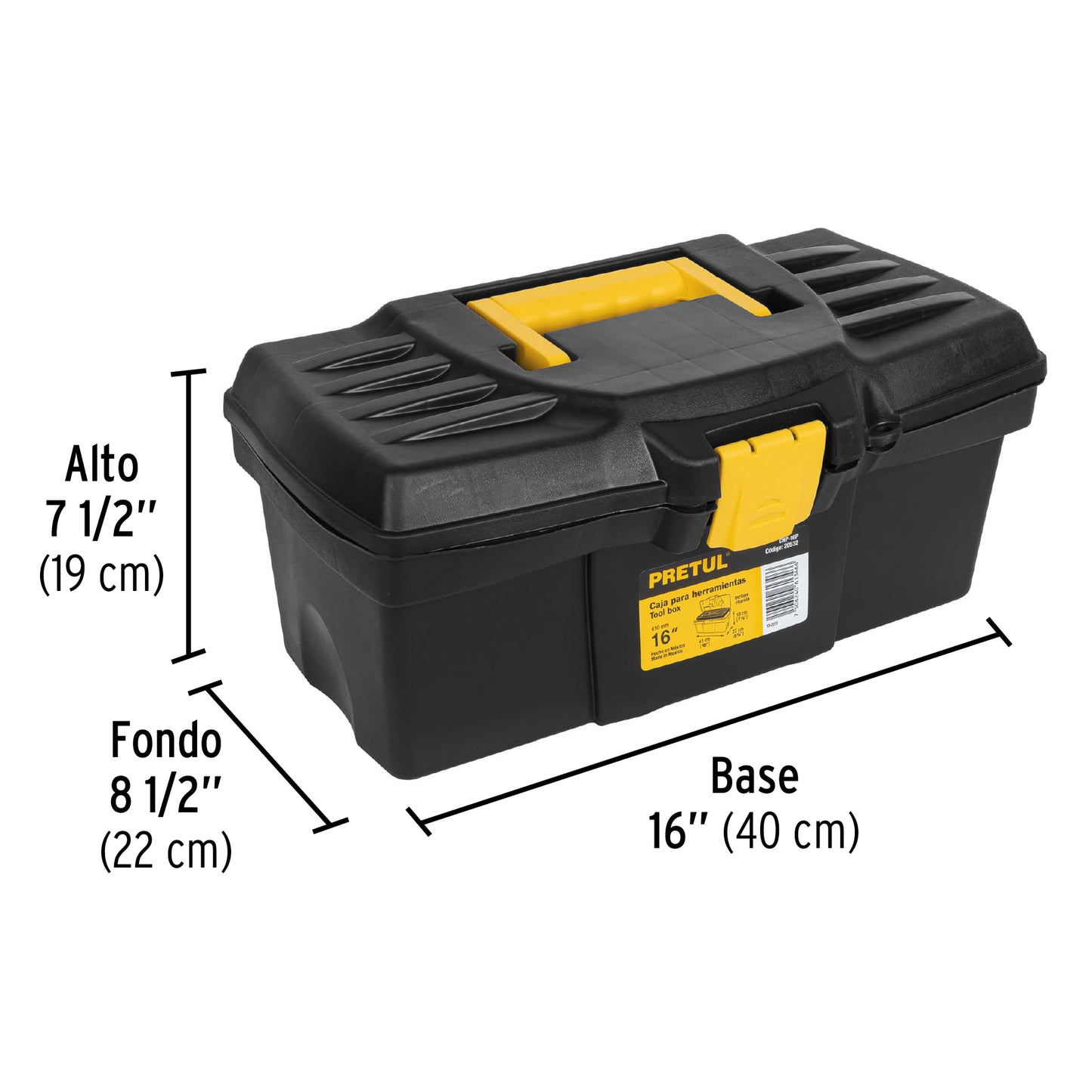 Caja para herramienta de 16"