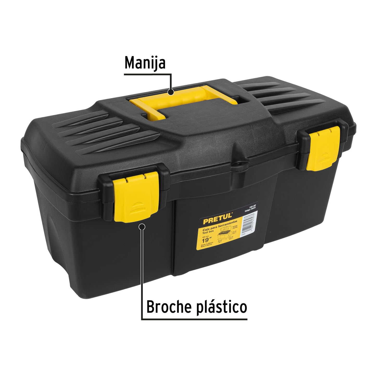 Caja para herramienta de 19"