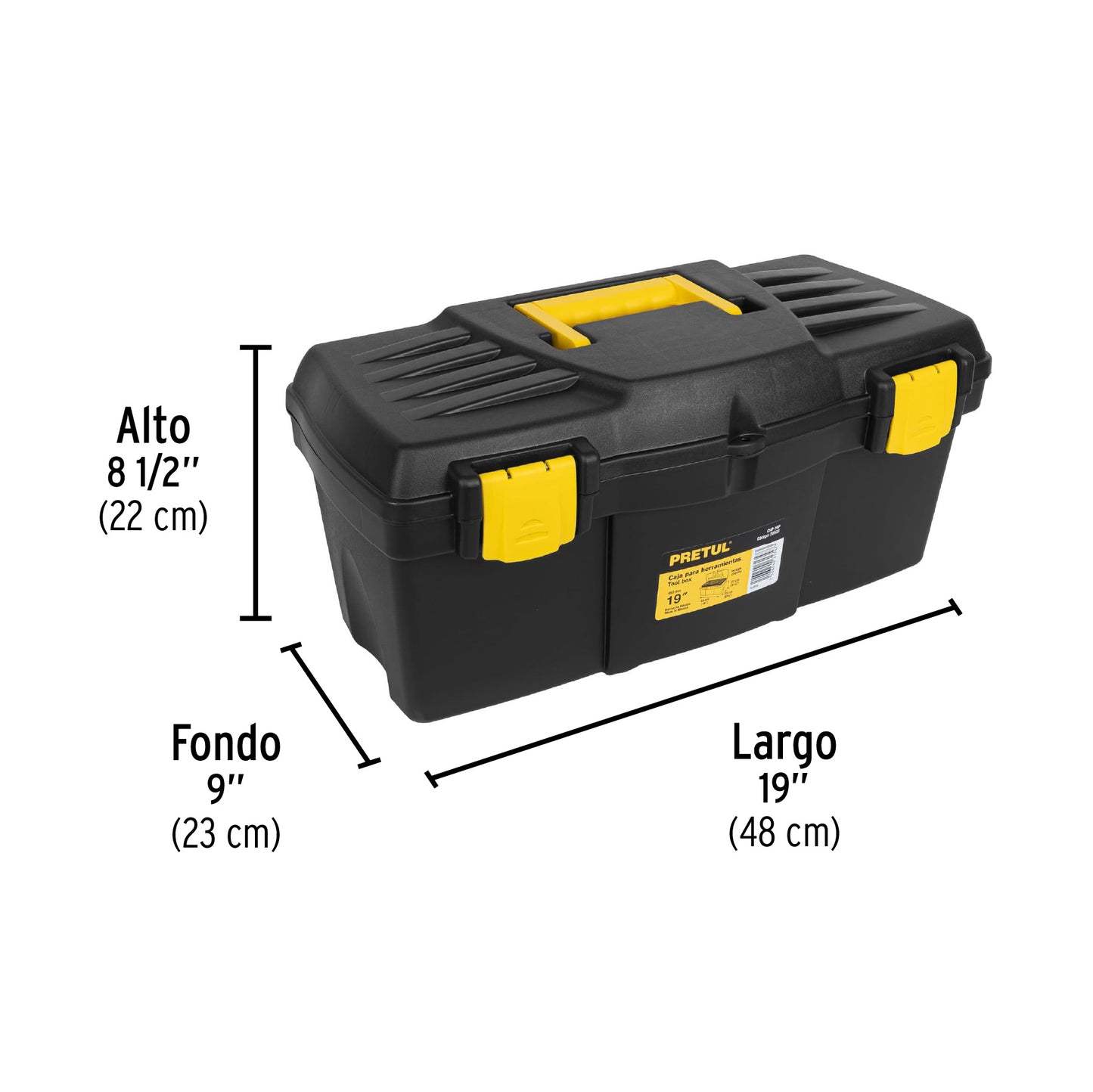 Caja para herramienta de 19"