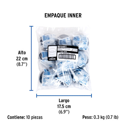 Chupón de PVC, 2" x 1-1/4" · vista 6