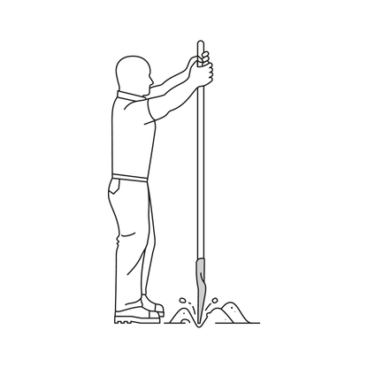 Chuzo forjado huizute