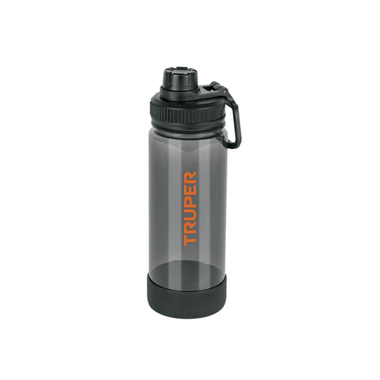 Botella de plástico para agua de 740 ml con bebedor abatible