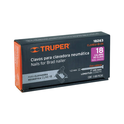 Caja 5000 clavos calibre 18 25 mm