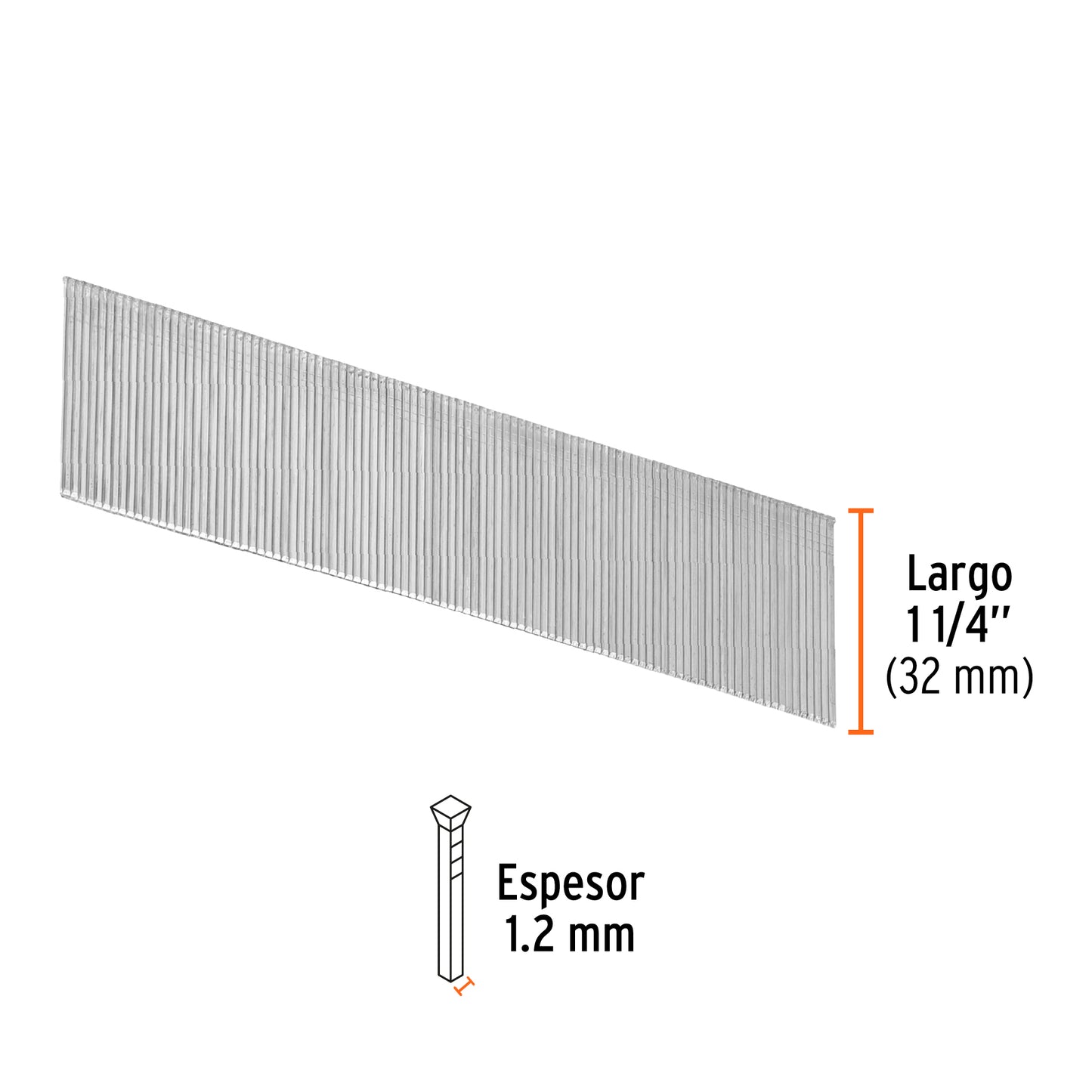Caja 5000 clavos calibre 18 32 mm